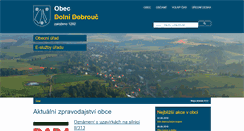 Desktop Screenshot of dolnidobrouc.cz