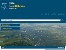 Tablet Screenshot of dolnidobrouc.cz